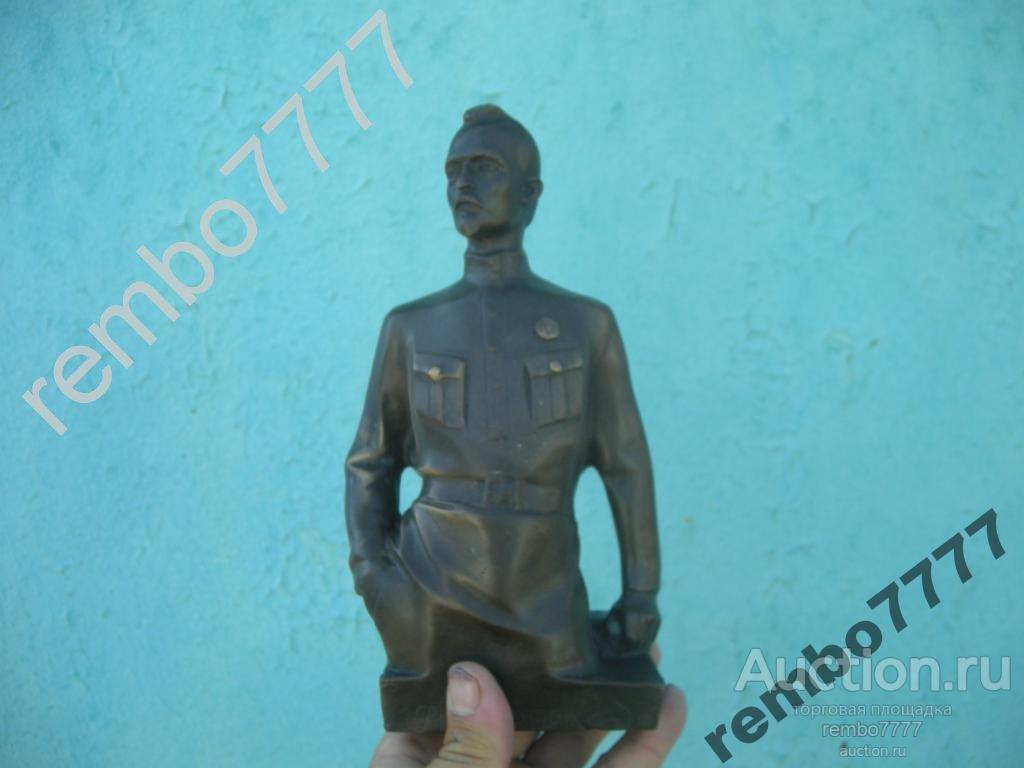 дзержинский.бюст .бронза.22см.ссср .кгб.соцреализм. фсб фсо нквд 