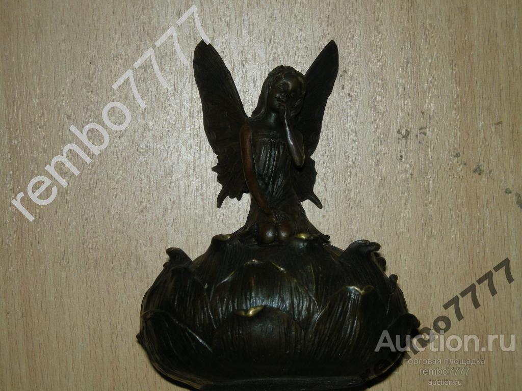 дюймовочка. бабочка.бронза.16см. европа.модерн 