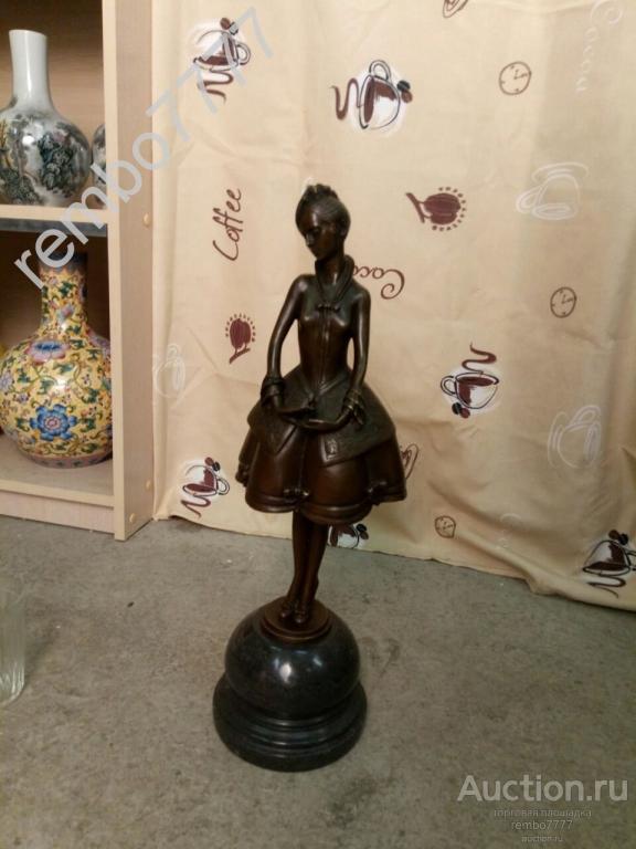 балет.балерина.бронза.европа .45 см.модерн .редкость. девушка ардеко 