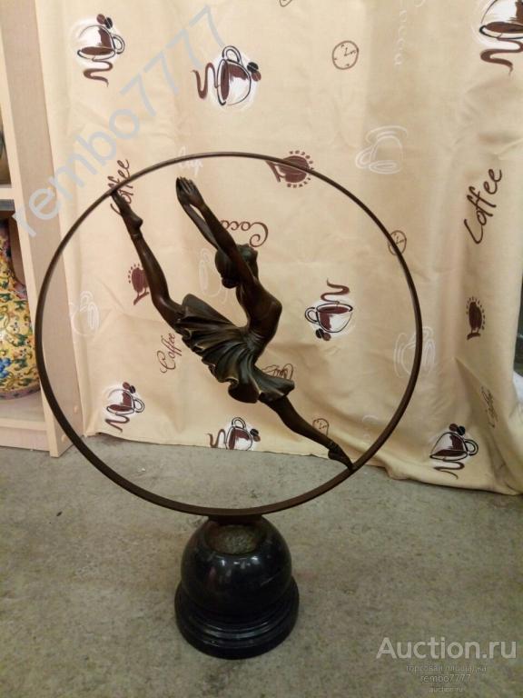 балет.балерина.бронза.европа .50 см.модерн .редкость. девушка ардеко 