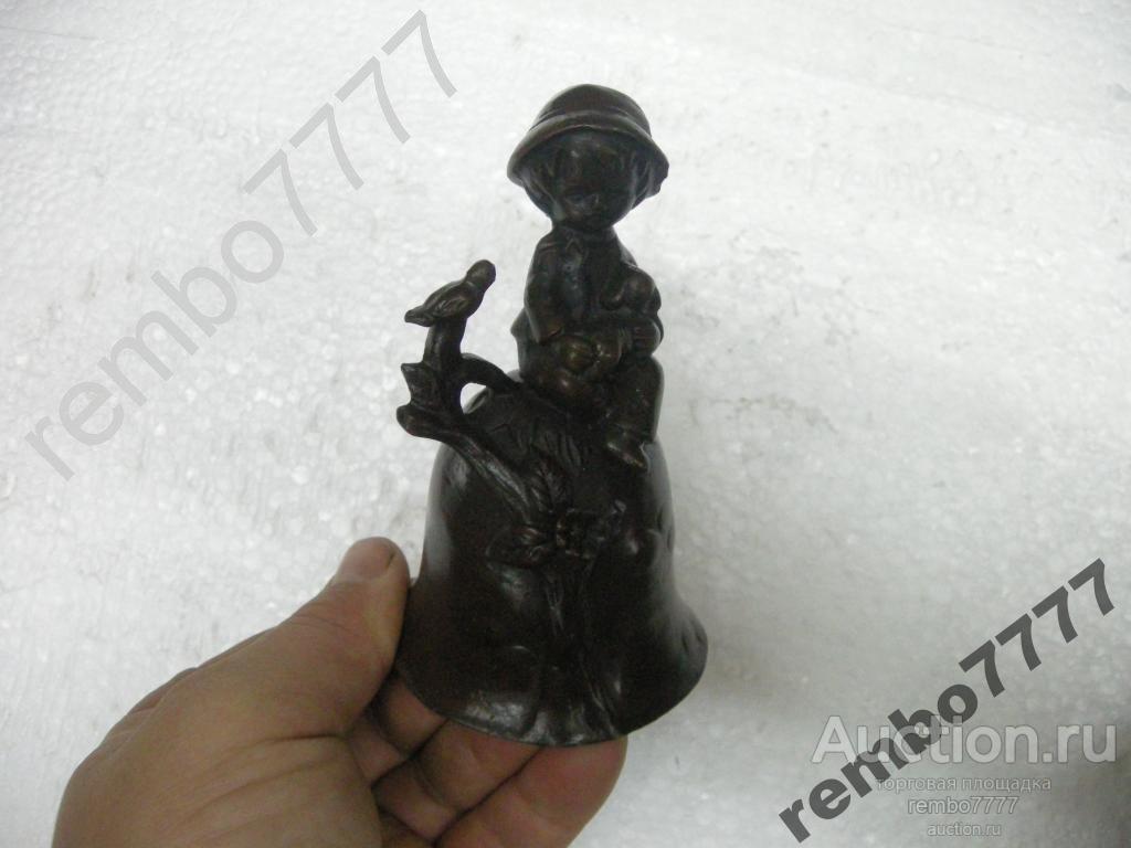 колокол. колокольчик.европа. 11см.бронза 