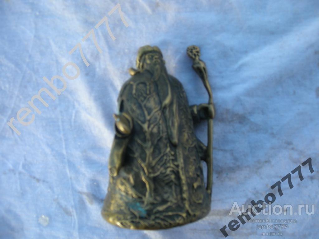 колокол .колокольчик.дед мороз.европа. 12см 