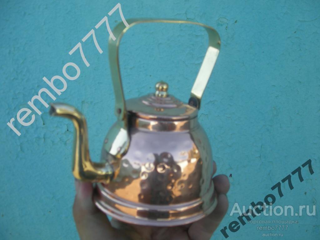 чайник .медь.16см.камбоджа. кувшин.ваза 