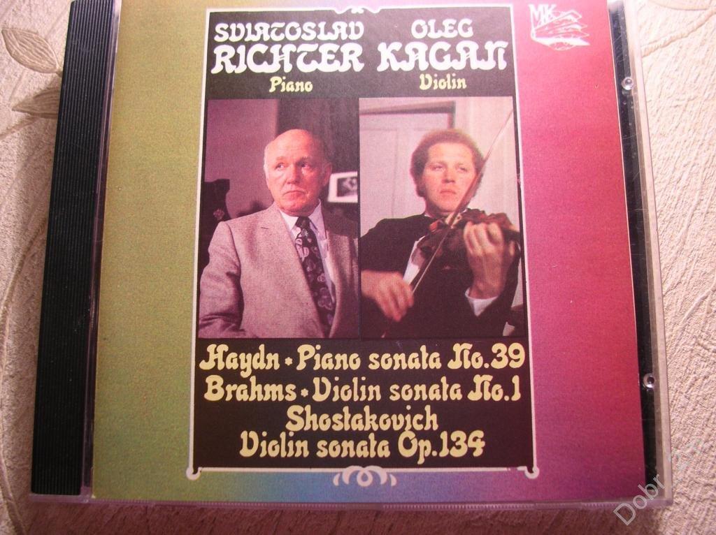 СВЯТОСЛАВ РИХТЕР, ОЛЕГ КАГАН Скрипичные Сонаты 1991 СССР (RARE!) (старое издание) #