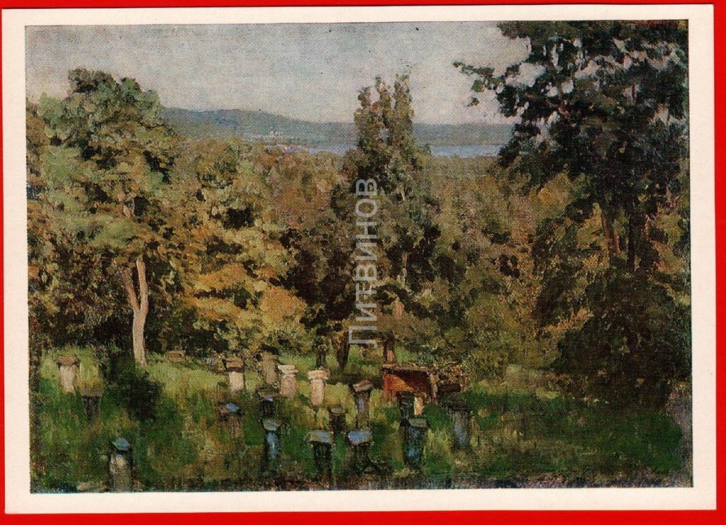 Картина пасека левитан