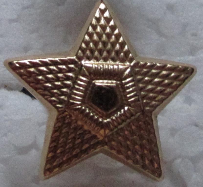 Чехословакия ЧССР Звезда на погон 