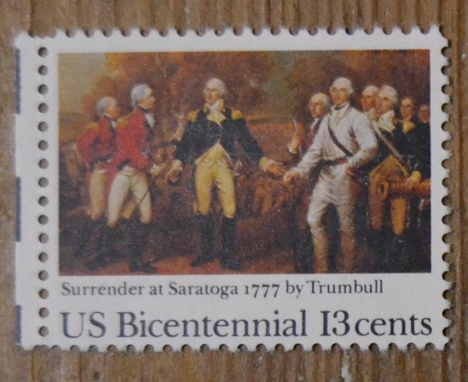 США 1977 год 200 лет независимости США, битва при Саратоге MNH