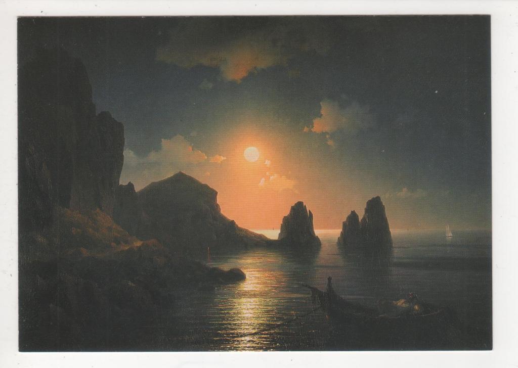 И.К.АЙВАЗОВСКИЙ Морской вид при лунном свете (1336)