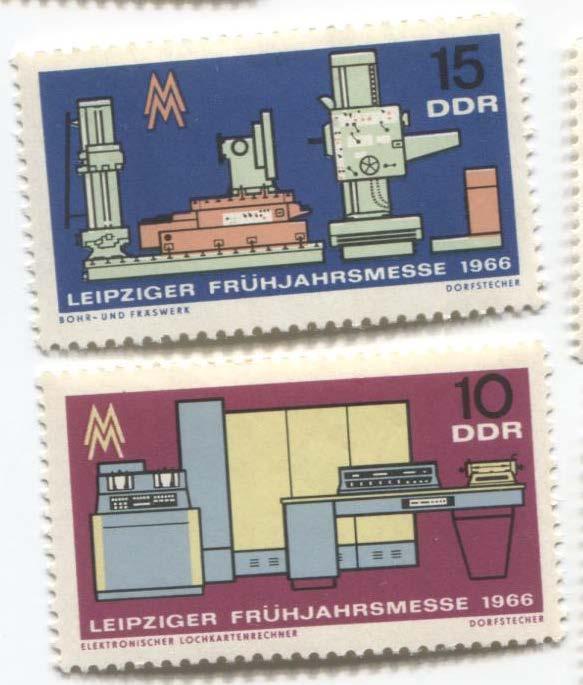 1966.ГДР.Лейпцигская ярмарка.2м.**