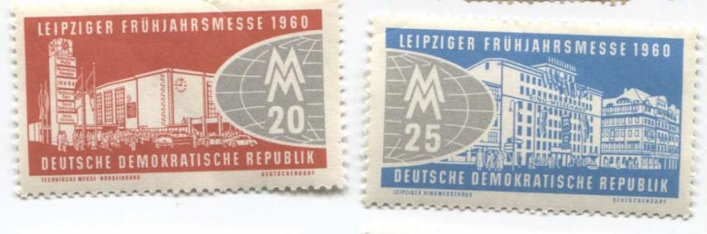 1960.ГДР.Лейпцигская ярмарка.2м.**