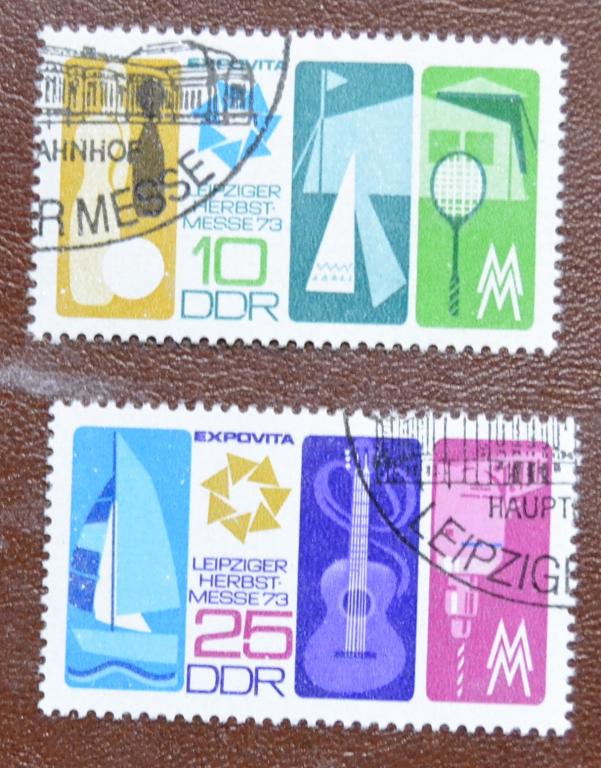 ГДР 1973 год Лейпцигская осенняя ярмарка СТО