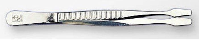 328216 Пинцет 32,Deluxe,12cm,дизайн:прямые,лопатки