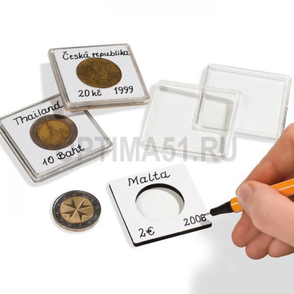 Капсулы QUADRUM Note (ч/б для записей)  34мм (-10% OFF)