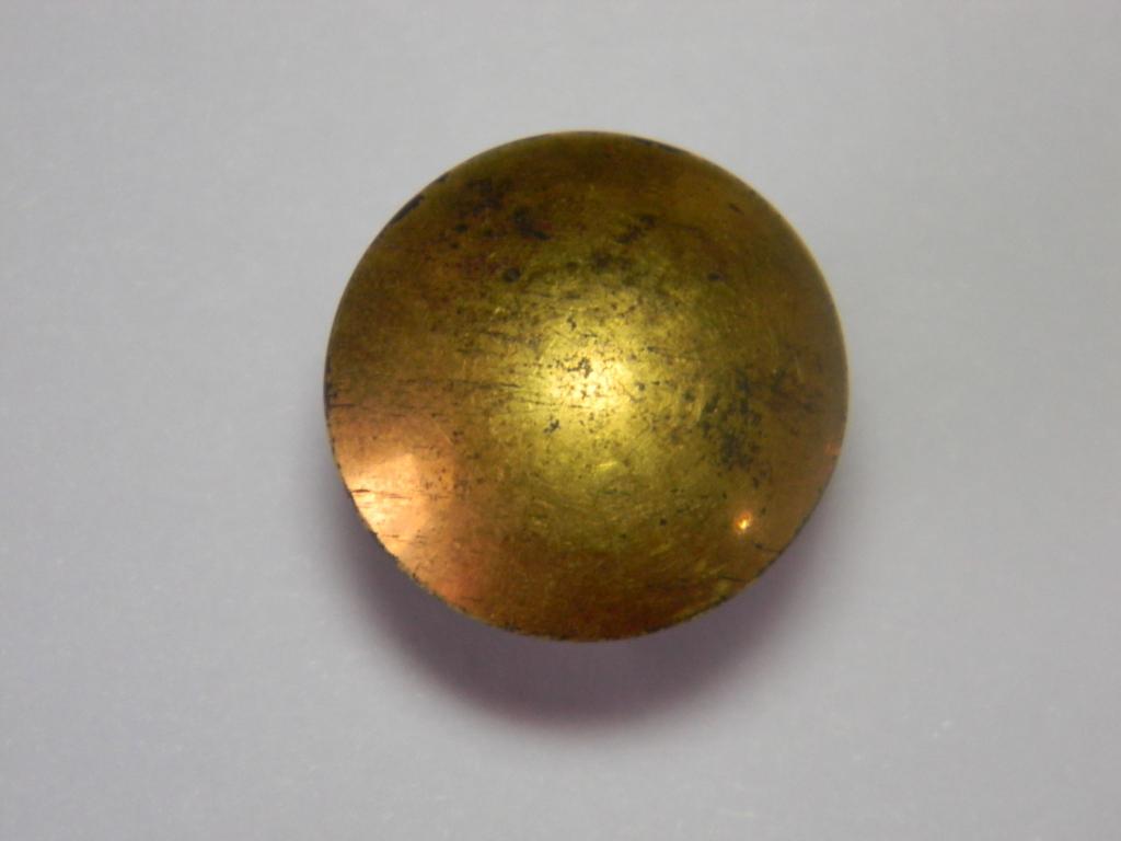 Российская Империя.  Пуговица.  Гладкая.  Копейкинъ Максим.  21,5 мм. Состояние !