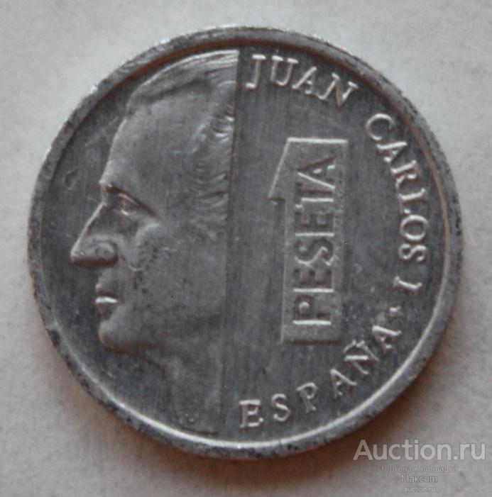 Испания 1 песета .1992 г .