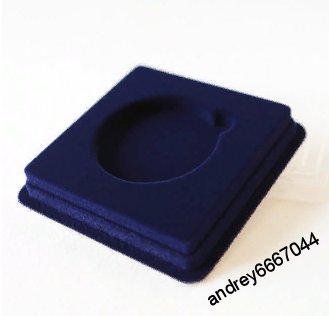 Футляры (коробки) для монет синие (диаметр ячеек 65 мм)