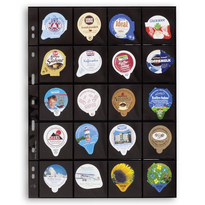 314900 Лист в альбом GRANDE на 20 холдеров ЧЕРНЫЙ