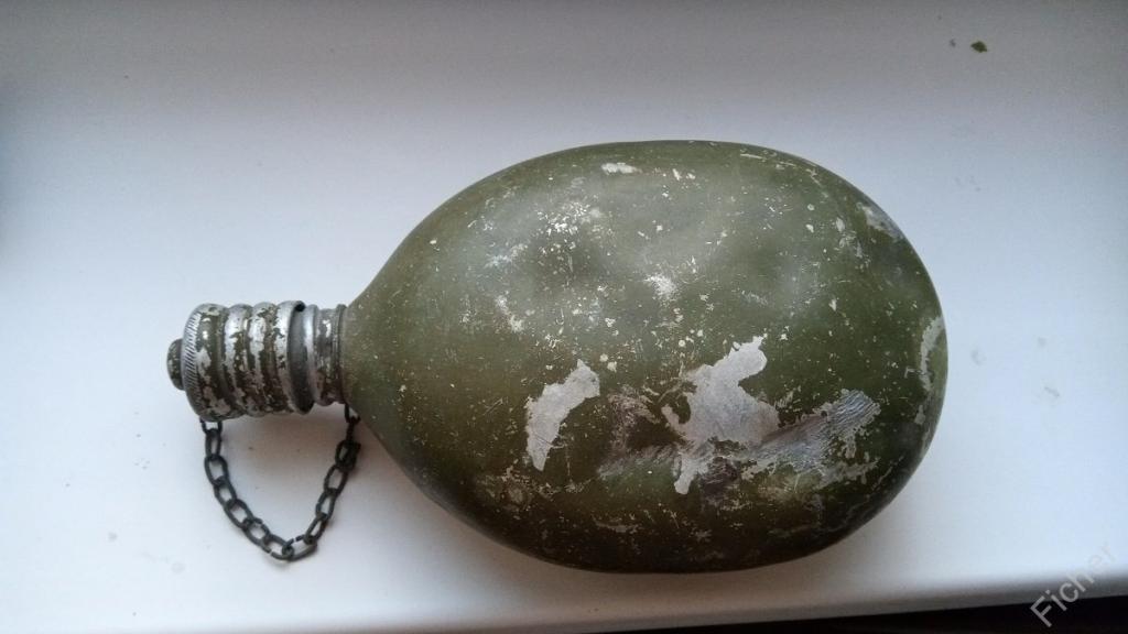 Фляжка военная 1950 г.  Оригинал. Красный Выборжец. Под  РККА. 