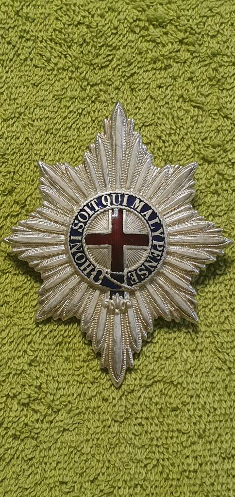 Кокарда офицерская " Колдстримский гвардейский полк " ( Coldstream Guards )