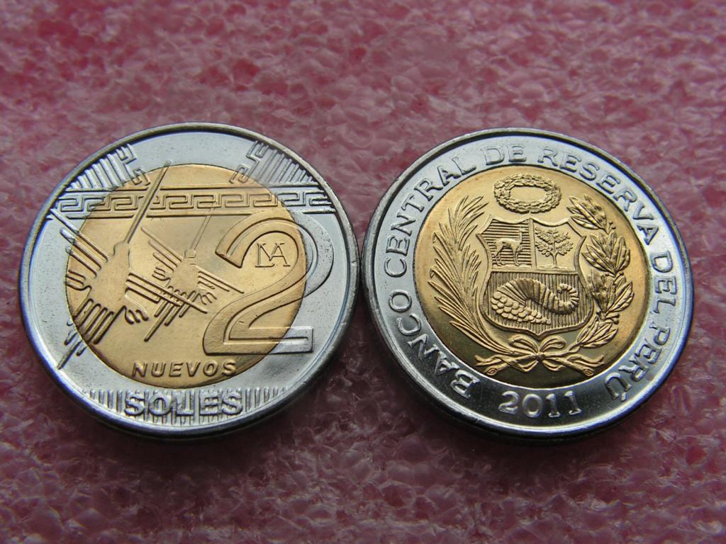 Перу 2 новых соль 2011 unc