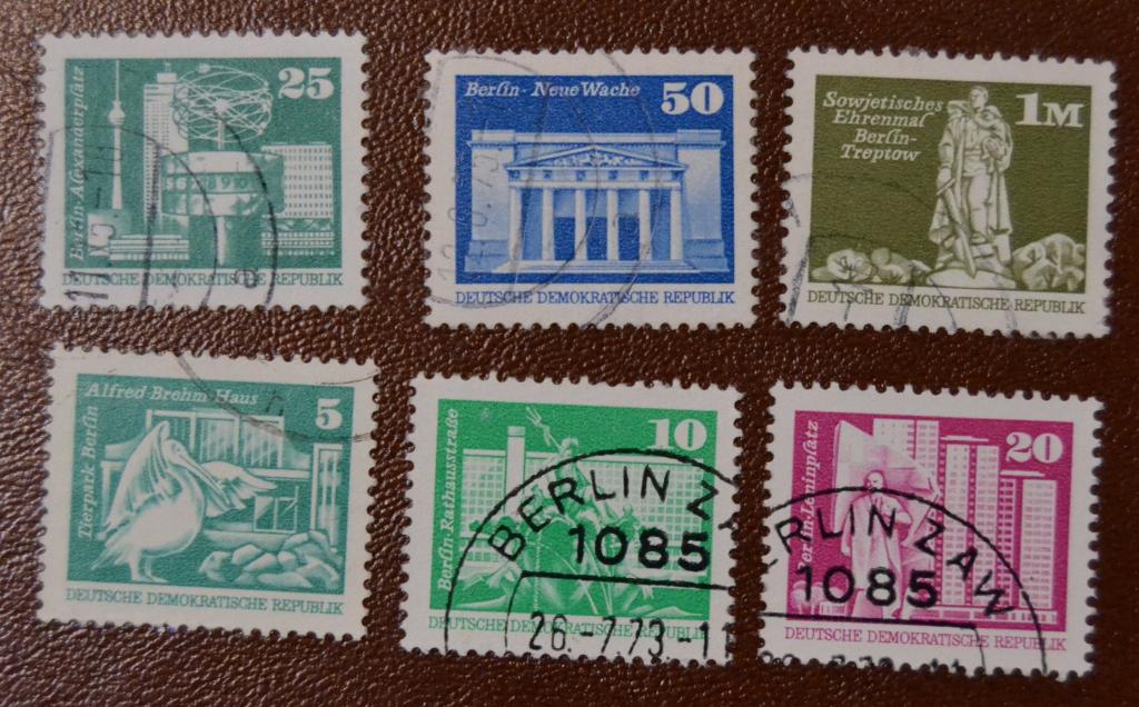 ГДР 1975 год  Малый стандарт Социалистическое строительство СТО