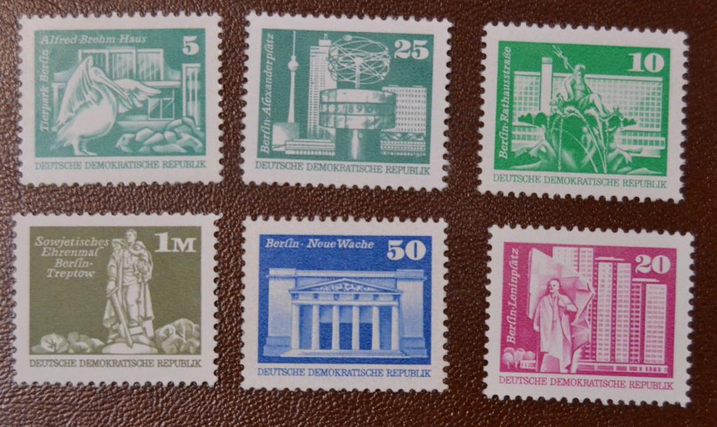 ГДР 1975 год  Малый стандарт Социалистическое строительство MNH