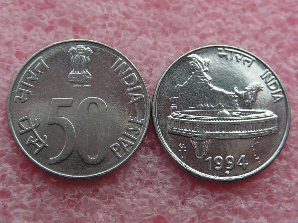 Индия 50 пайса 1994 unc / Нойда