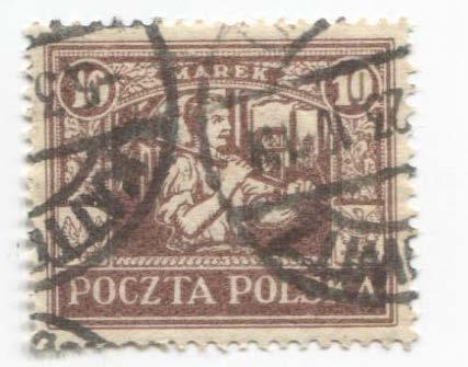 1922.Польша.Станндарт.Рабочий.1м.гаш