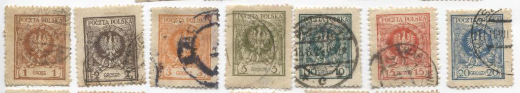 1924.Польша.Стандарт.11м.(полная).2 скана.гаш