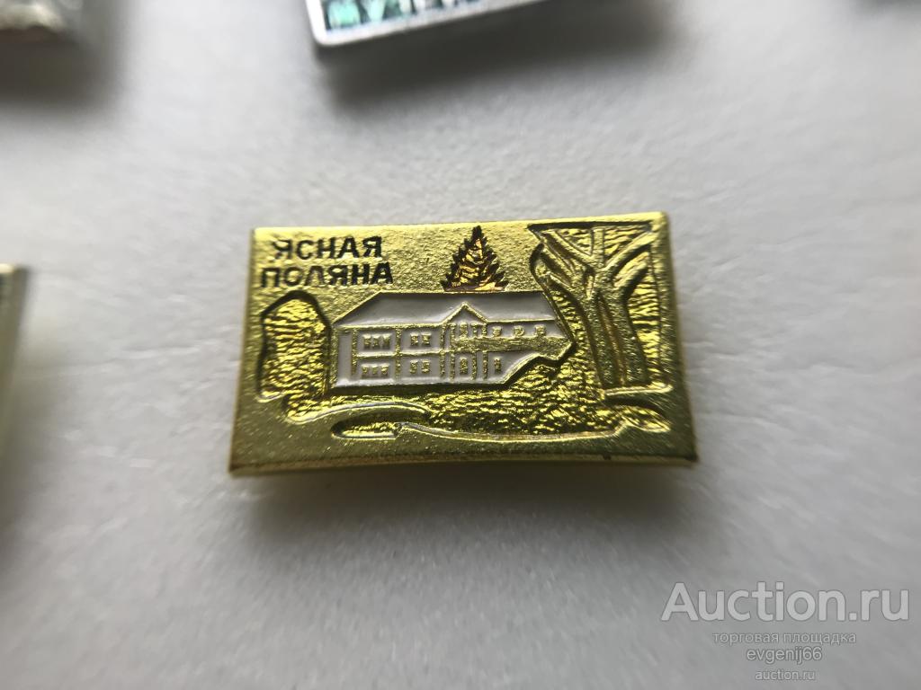 Знак. Значок город СССР, ЗНАЧКИ  Ясная Поляна. Литературный музей. ШИКАРНЫЙ НЕДОРОГО !