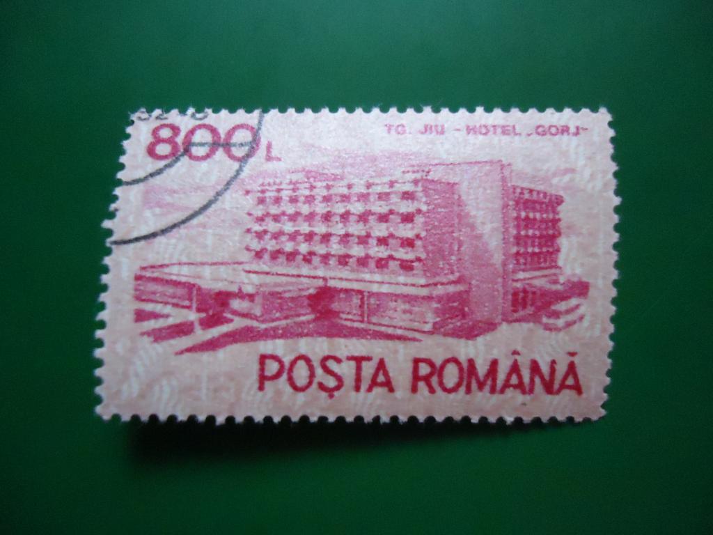 1991 г. Румыния  архитектура  гаш. с клеем.