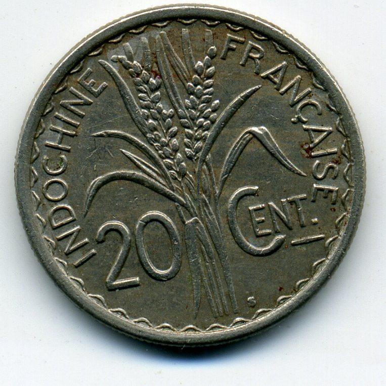 20 центов - Французский Индокитай - 1941