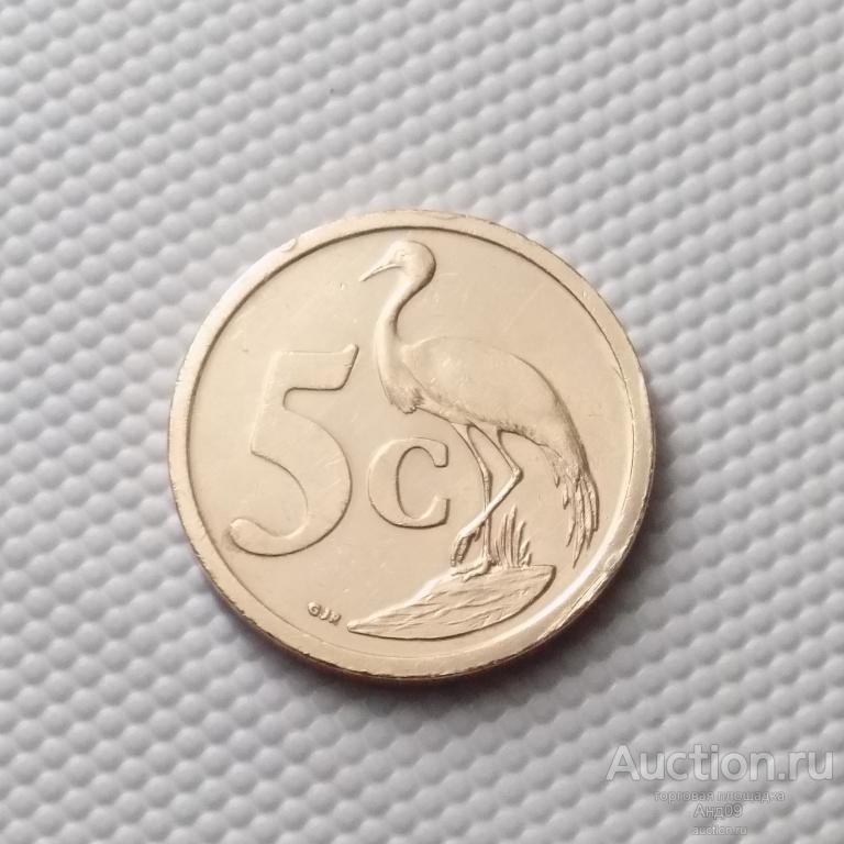 ЮАР 5 центов 2007 года (7316э)