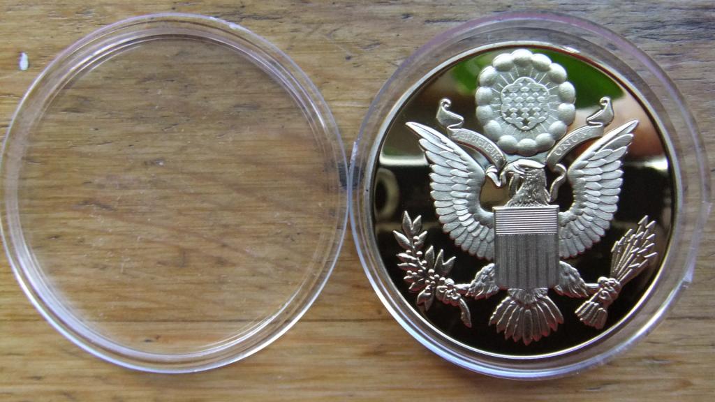 Монета Масон Американский Орел Пруф Капсула