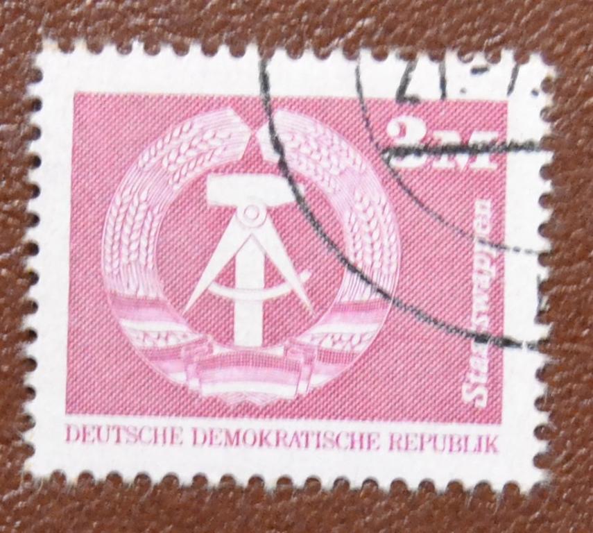ГДР 1981 год  Стандарт Герб Геральдика СТО