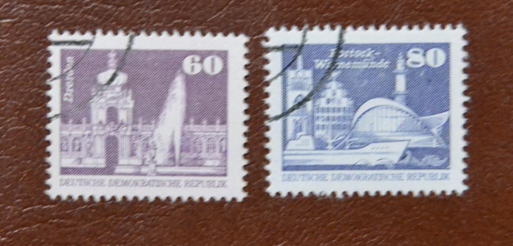 ГДР 1981 год  Стандартный  выпуск 15  Mi 2649/50 СТО