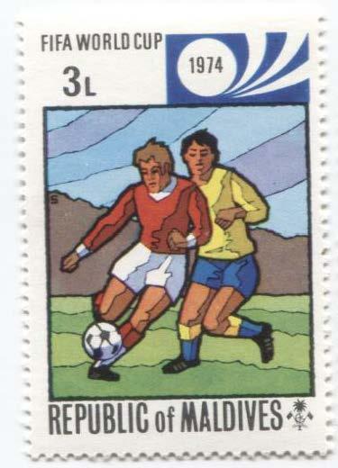 1974.Мальдивские о-ва.Чемпионат ФИФА.1м.**