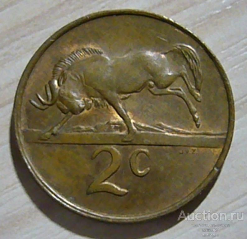 ЮАР. 2 цента 1984 г.