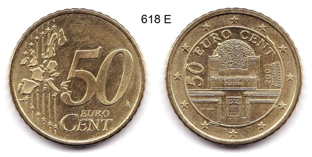 50 евроцентов. Австрия. 2003 год.