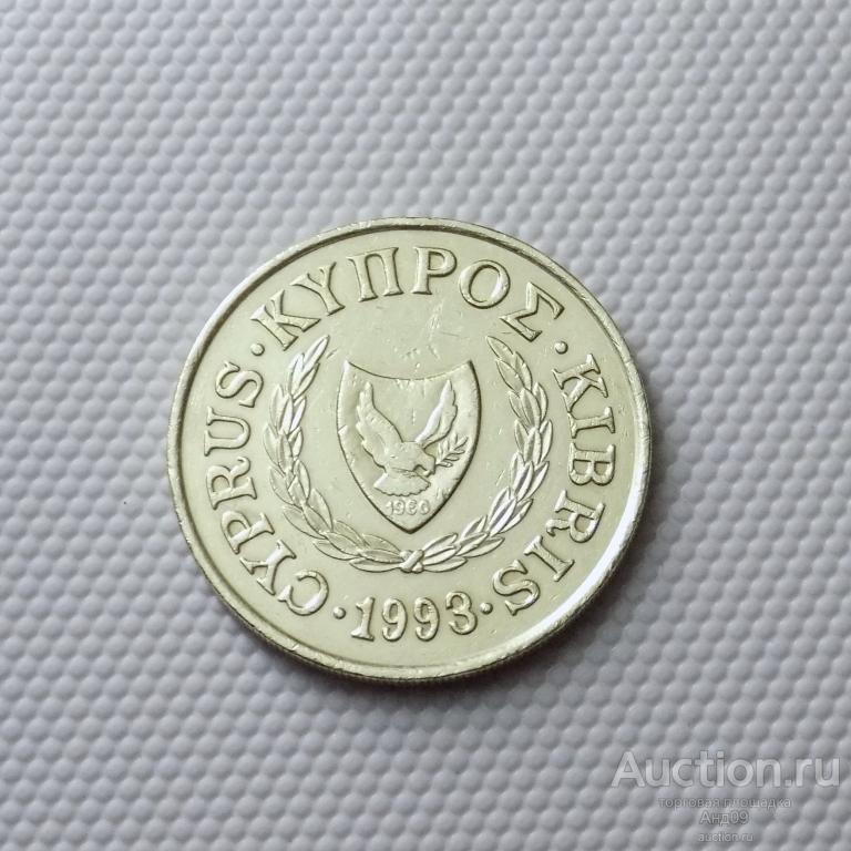 Кипр 20 центов 1993 года (7368э)