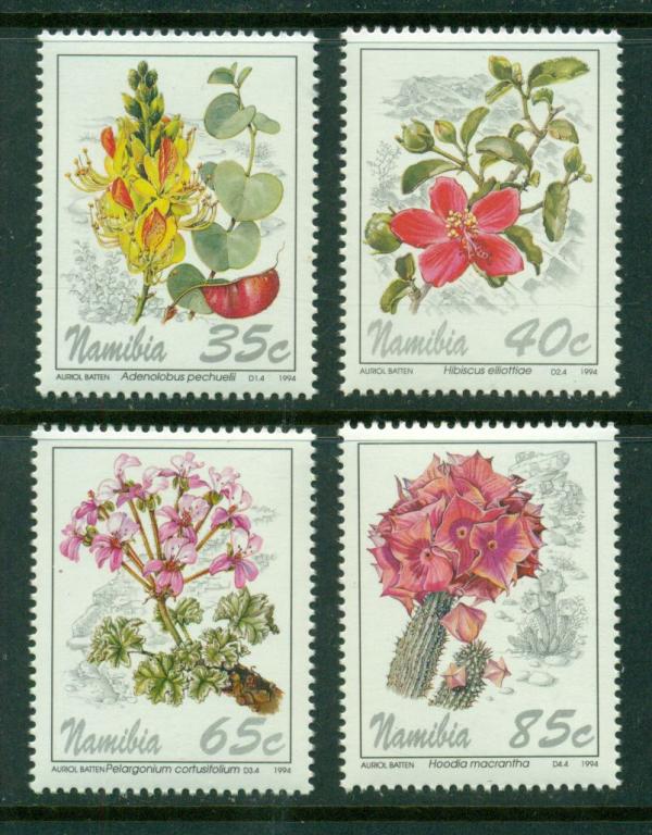 Намибия. 1994. Флора. Цветы.