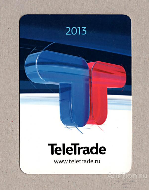 Календарь карманный, TeleTrade, торговля, финансовые инструменты, реклама, 2013 г