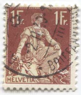 1908.Швейцария.Стандарт №109.Гаш