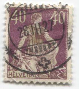 1908.Швейцария.Стандарт №106.Гаш