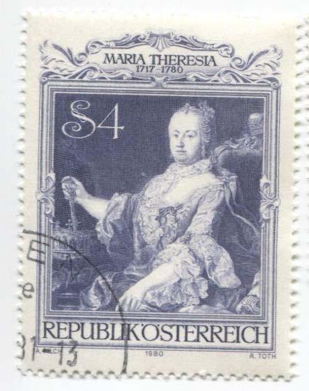 1980.Австрия.Мария Терезия.1м.Гаш
