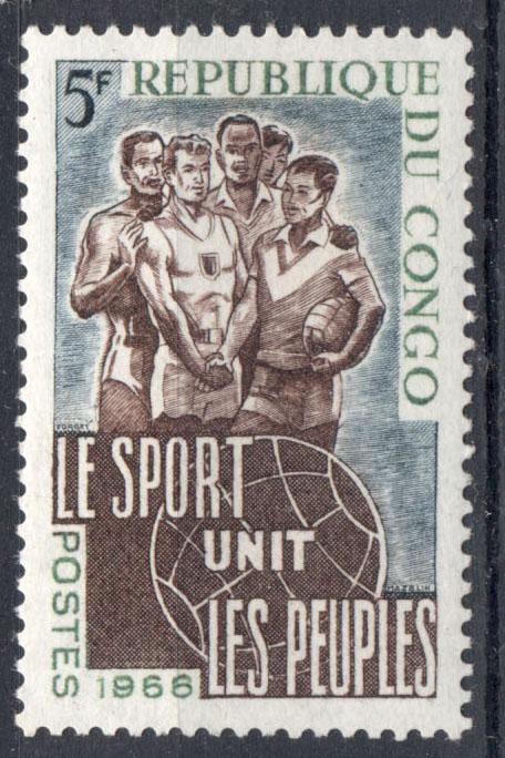 Конго 1966 г. Спорт волейбол негашеная**
