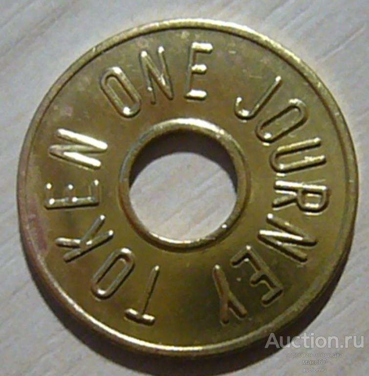 Великобритания, Уэльс, г. Ньюпорт. Автобусный жетон 1973 г.