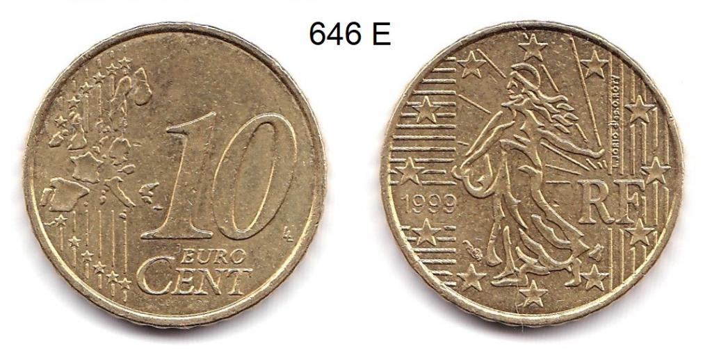 10 евроцентов. Франция. 1999 год.
