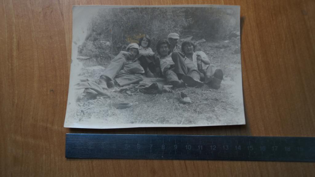 №1763 Молодежь компания на природе на отдыхе пьют вино