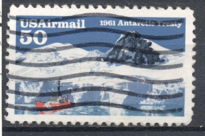 США .Договор 1961 г. об Антарктике гашеная
